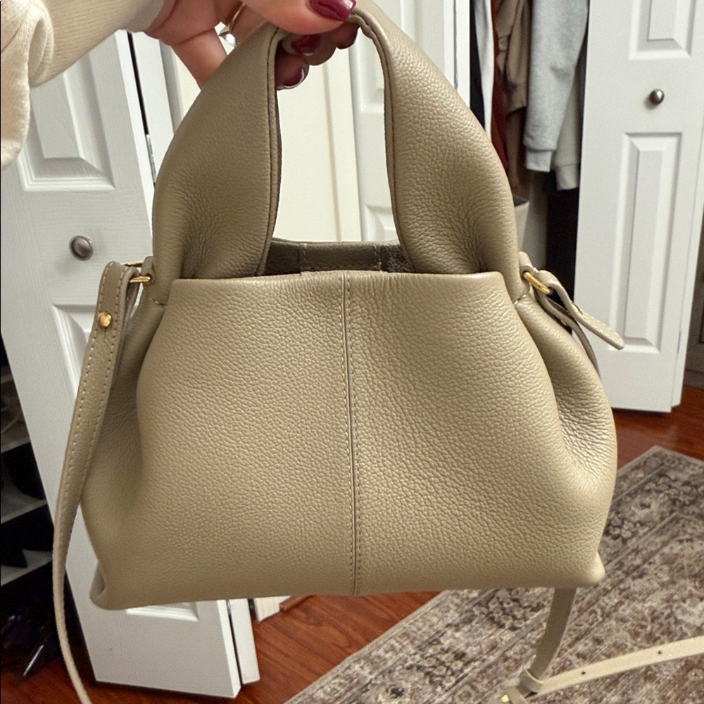 Polene Taupe Shoulder Bag - Picture 2 of 7